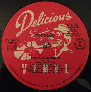 TONE LOC | FUNKY COLD MEDINA 12 - US PROMO - GENERIC RECORD COMPANY SLEEVE