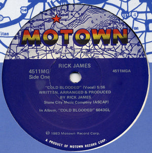 RICK JAMES | COLD BLOODED - 12 - MOTOWN SLEEVE