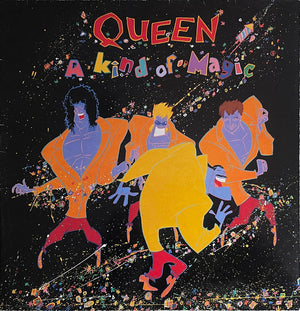 QUEEN | KIND OF MAGIC - NZ PRESS BLACK VINYL - ROUGH COVER