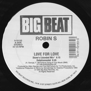 ROBIN S | LOVE FOR LOVE - 12 - COMPANY SLEEVE