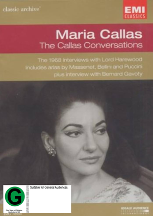MARIA CALLAS | MARIA CALLAS - THE CALLAS CONVERSATIONS