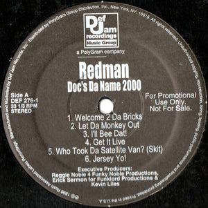 REDMAN | DOCS DA NAME 2LP - US - BIT ROUGH - TORN SLEEVE