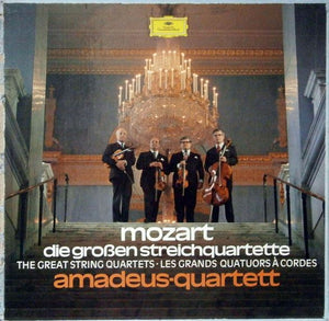 MOZART | GREAT STRING QUARTETS - AMADEUS QUARTET - 5LP