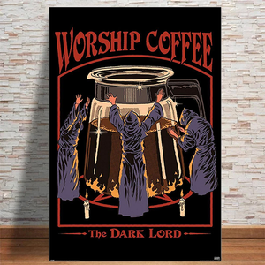WORSHIP COFFEE STEVEN RHODES POSTER 160