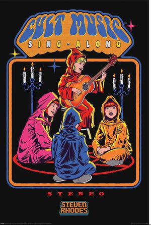 CULT MUSIC SINGALONG STEVEN RHODES POSTER 60