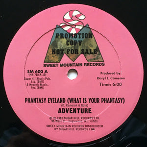 ADVENTURE | PHANTASY EYELAND WHAT IS YOUR PHANTASY - 12 PROMO - SUGARHILL SLEEVE