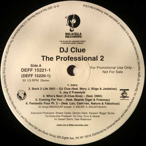 DJ CLUE | PROFESSIONAL 2 - 2LP - US PROMO - GENERIC RECORD COMPANY SLEEVE