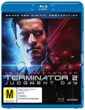 MOVIE BLUACT | TERMINATOR 2 JUDGEMENT DAY NEW DIGITAL RESTORATION (BLURAY)