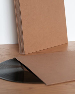 LP JACKET 12 INCH  BROWN