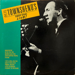 PETE TOWNSHEND | DEEP END - LIVE