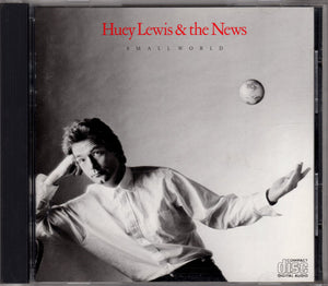 HUEY LEWIS / AND THE NEWS | SMALL WORLD - AUSTRALIAN PRESSING C/W HYPE STICKER AND INSERT