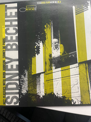 SIDNEY BECHET | JAZZ CLASSICS WITH BUNK JOHNSON VOL 2 - WRITING ON BACK COVER