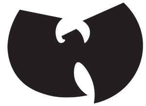 WUTANG BLACK LOGO STICKER