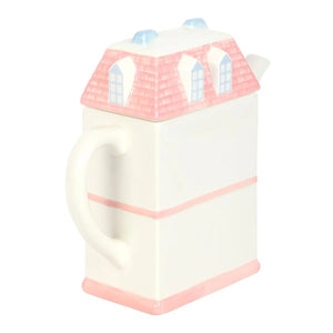 HOUSE SHAPED TEAPOT PASTEL 3D