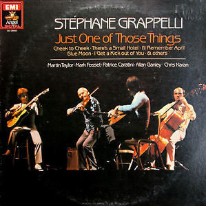 STEPHANE GRAPPELLI | JUST ONE OF THOSE THINGS - AUSTRALIAN PRESSING