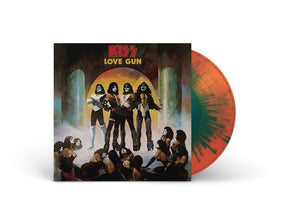 KISS | LOVE GUN (TANGERINE AND AQUA SPLATTER EDITION) (VINYL)