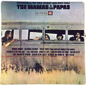 MAMAS AND THE PAPAS | FAREWELL TO THE FIRST GOLDEN ERA - NZ - WRITING ON COVER AND LABEL
