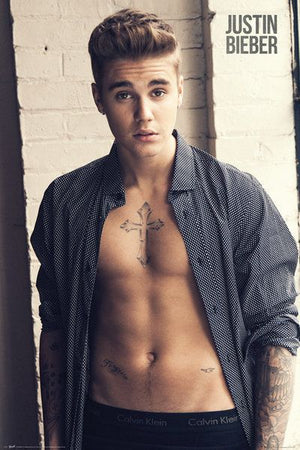 JUSTIN BEIBER SHIRT POSTER 136