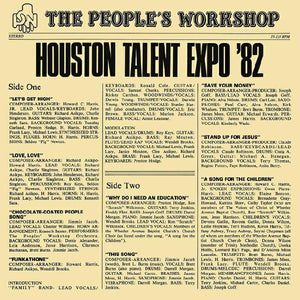 PEOPLES WORKSHOP | HOUSTON TALENT EXPO 82 - 2016 REISSUE