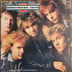 HONEYMOON SUITE | RACING AFTER MIDNIGHT - PROMO STAMP ON BACK - TEAR ON COVER