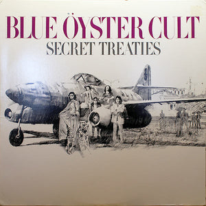 BLUE OYSTER CULT | SECRET TREATIES - US - WRITING ON COVER