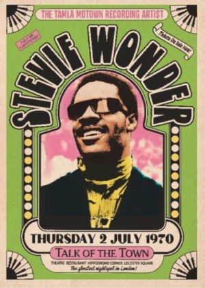 STEVIE WONDER TALK OF THE TOWN 1970 POSTER 257