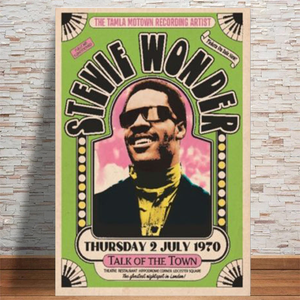 STEVIE WONDER TALK OF THE TOWN 1970 POSTER 257