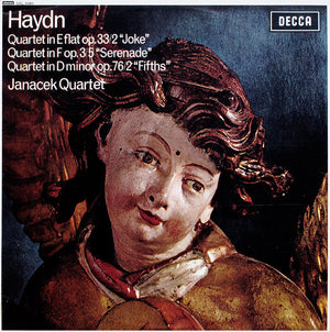 HAYDN | QUARTET IN E FLAT JOKE F SERENADE AND D FIFTHS - JANACEK QUARTET - ED3 NB