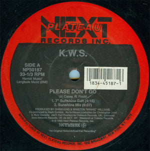KWS | PLEASE DONT GO - 12 - PROMO - WITH PROMO INSERT