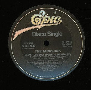 JACKSONS | SHAKE YOUR BODY DOWN TO THE GROUND / THATS WHAT YOU GET - 12 - GENERIC SLEEVE