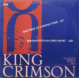 KING CRIMSON | THREE OF A PERFECT PAIR - 12