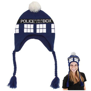 DR WHO TARDIS LAPLANDER BEANIE