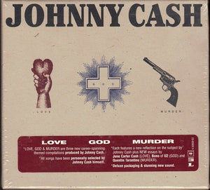 JOHNNY CASH | LOVE GOD MURDER (3CD BOX)