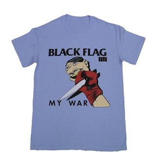 BLACK FLAG MY WAR BLUE TEE