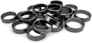 HEMATITE RING MIXED SIZES ASSORTED (SINGLE)