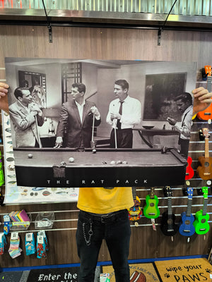 RAT PACK POOL TABLE POSTER 706