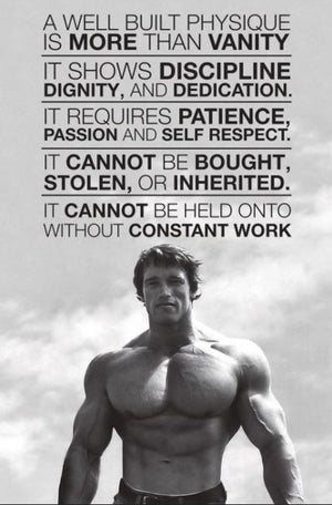 ARNOLD SCHWARZENEGGER QUOTE MAXI POSTER 241