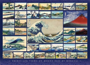 HOKUSAI WAVE 36 VIEWS PUZZLE
