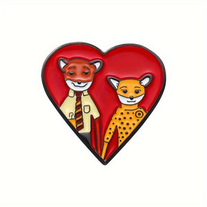 FANTASTIC MR FOX ENAMEL BADGE