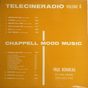 PAUL BONNEAU | CHAPPELL MOOD MUSIC - TELECINERADIO VOL 6