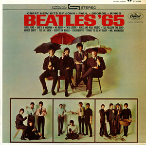 BEATLES | BEATLES 65 - USA RAINBOW CAPITOL STEREO - WATER MARK ON SLEEVE
