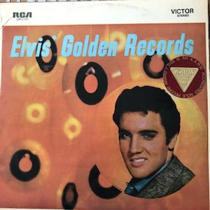 ELVIS PRESLEY | ELVIS GOLDEN RECORDS - NZ/AU - WRITING ON BACK COVER