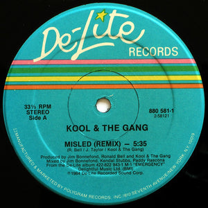 KOOL AND THE GANG | MISLED 12 - US - GENERIC RECORD COMPANY SLEEVE WITH HYPE STICKER