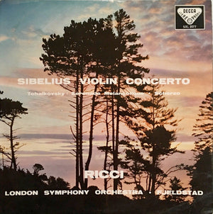 SIBELIUS / TCHAIKOVSKY | VIOLIN CONCERTO / SERENADE MELANCOLIQUE / SCHERZO - RICCI LSO FJELSTAD