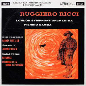 BIZET-SARASATE / SARASATE / SAINT-SAENS | CARMEN FANTAISIE / ZIGEUNERWEISEN / HAVANAISE / INTRODUCTION AND RONDO CAPRICCIOSO - RICCI LSO GAMBA - NZ