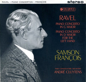RAVEL | PIANO CONCERTOS IN G MAJOR / IN D MAJOR FOR THE LEFT HAND - FRANCOIS PARIS CONSERVATOIRE CLUYTENS
