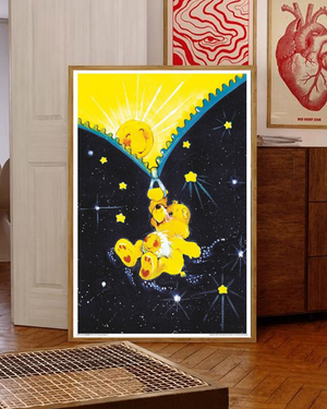 CARE BEARS BLACKLIGHT GLOW POSTER MAXI SIZE (NON FLOCKED) 112