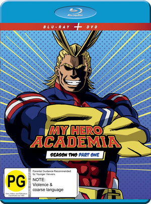 MY HERO ACADEMIA | MY HERO ACADEMIA SEASON TWO PART ONE (2BLU RAY) (2DVD)