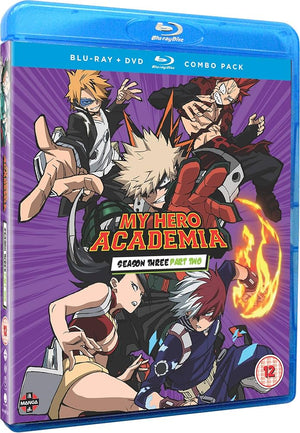 MY HERO ACADEMIA SEASON THREE PART TWO (2BLU RAY) (2DVD)