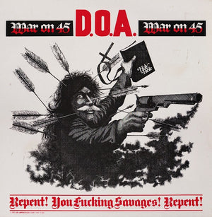 DOA | WAR ON 45 EP - UK PRESSING